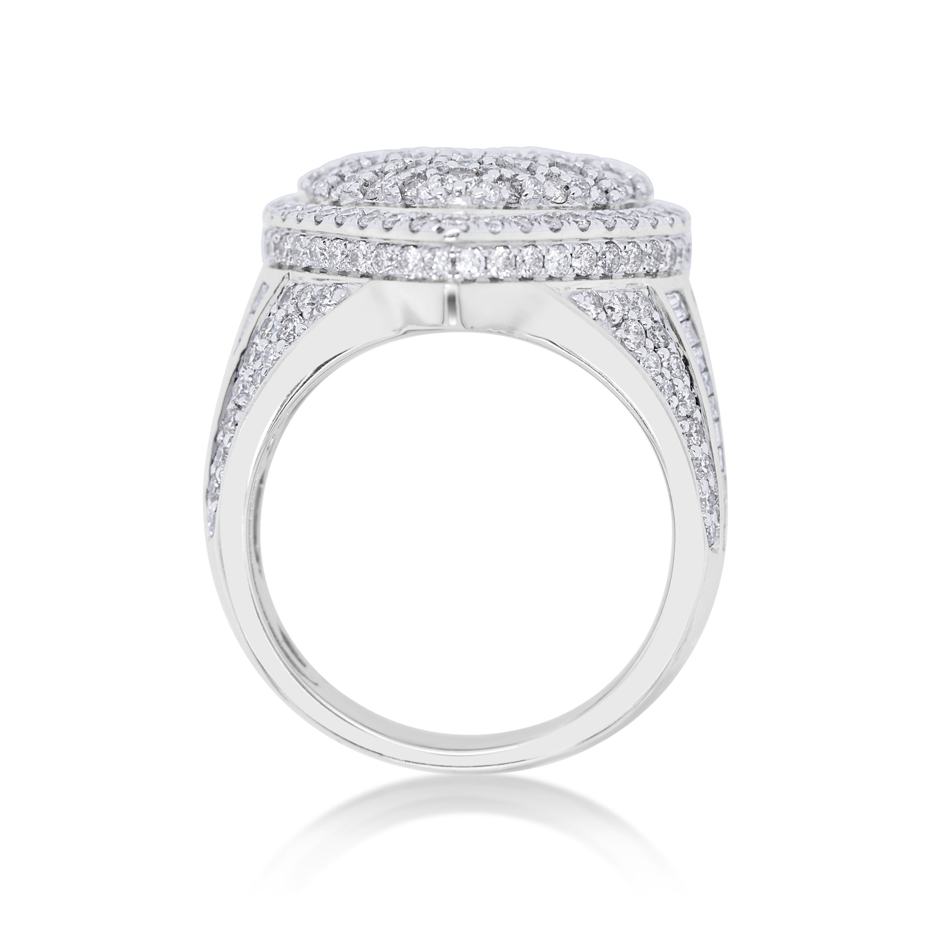 Diamond Heart Ring 2.26 ct. 14K White Gold